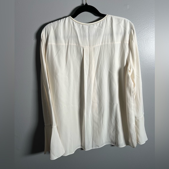 Lafayette 148 New York 100% Silk Blouse- Large - Picture 3 of 10